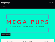 Tablet Screenshot of megapups.com